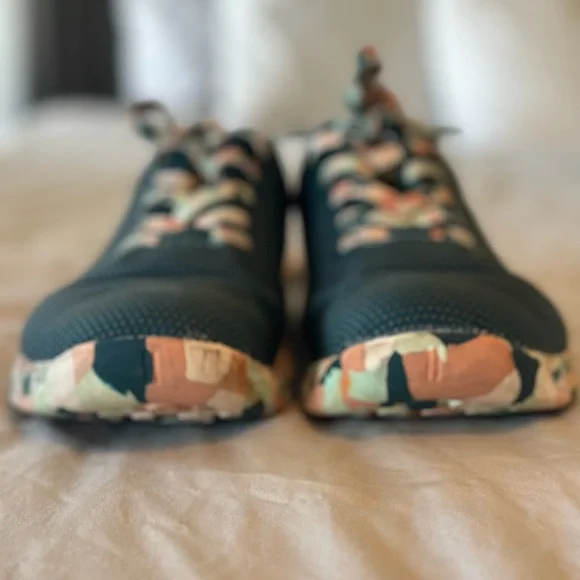 NOBULL Forest Green Athletic Shoes with Camo Sole - Picture 2 of 5